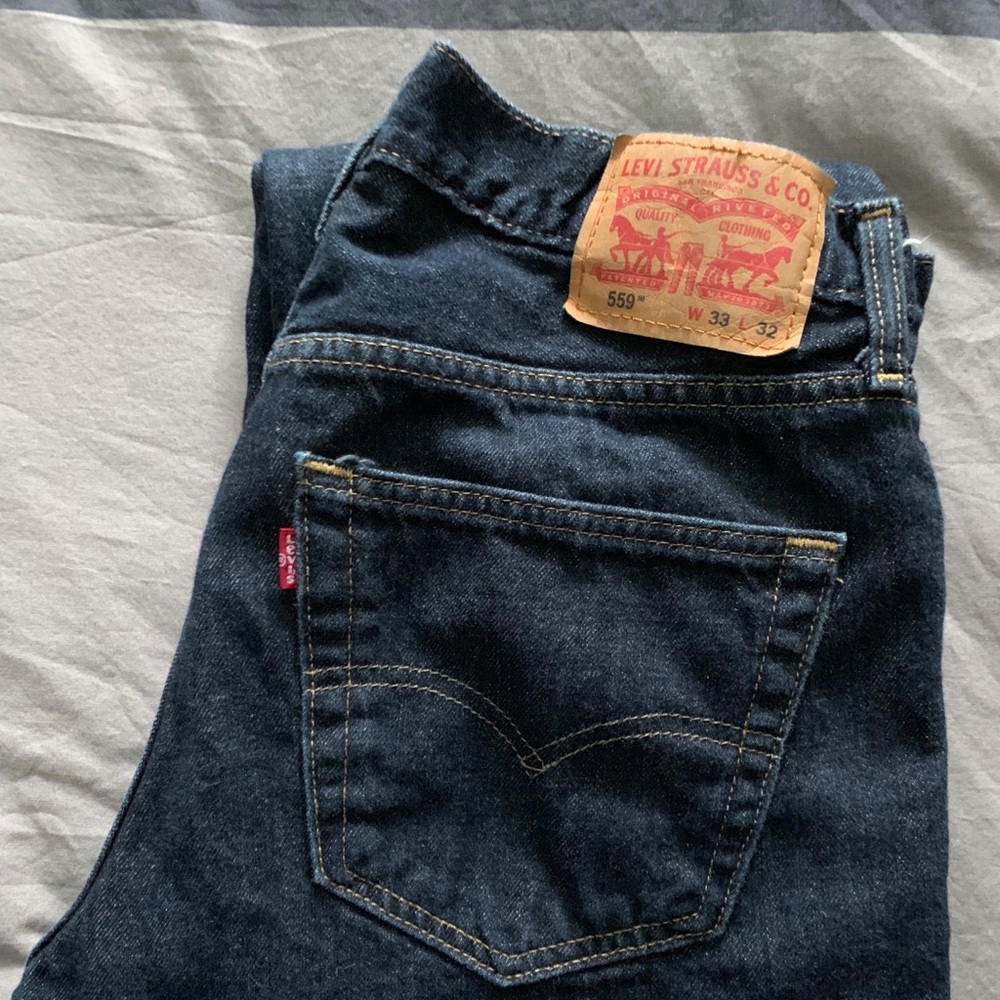 Mens Jeans - Levi’s 559 Relaxed Straight 33x32